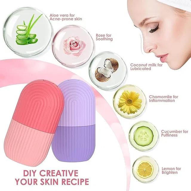 Ice Cube Face Roller for Glowing Skin | Reduce Puffiness & Dark Circles