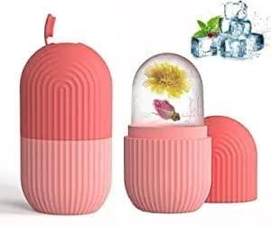 Ice Cube Face Roller for Glowing Skin | Reduce Puffiness & Dark Circles